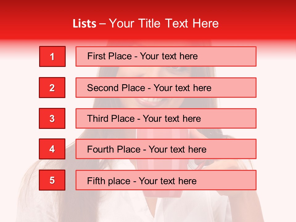 People Adorable Isolated PowerPoint Template