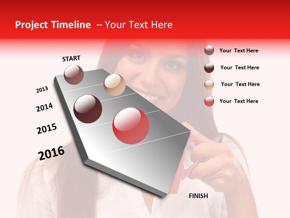 People Adorable Isolated PowerPoint Template