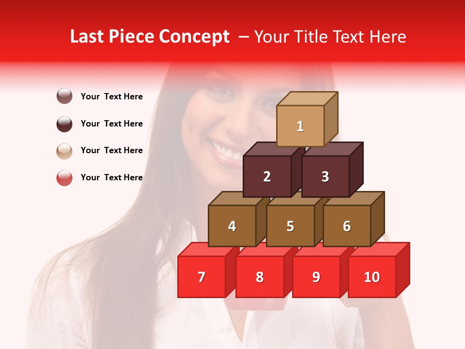 People Adorable Isolated PowerPoint Template