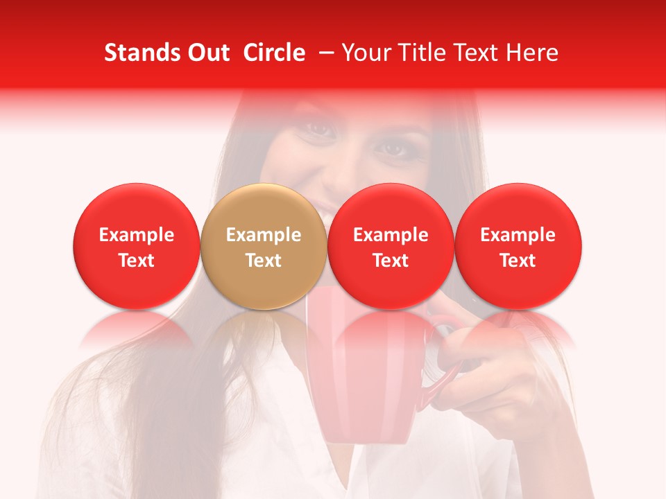 People Adorable Isolated PowerPoint Template