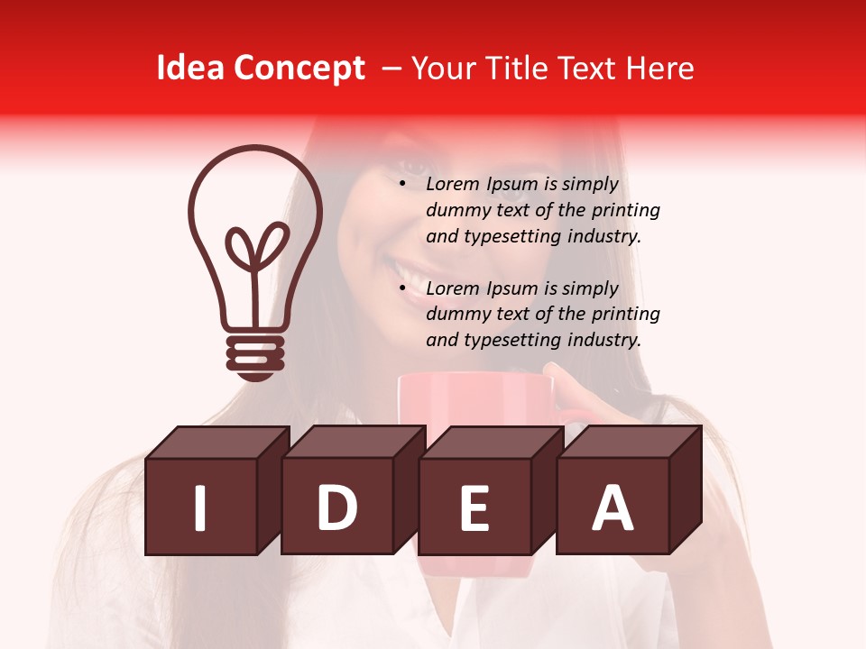 People Adorable Isolated PowerPoint Template