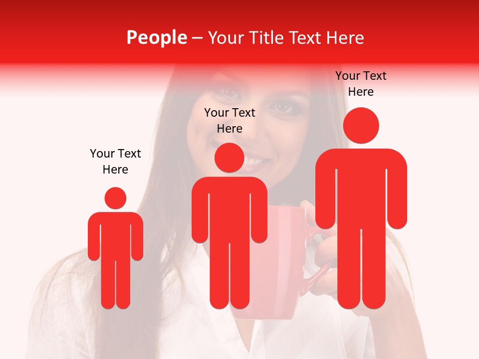 People Adorable Isolated PowerPoint Template