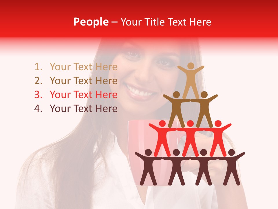 People Adorable Isolated PowerPoint Template