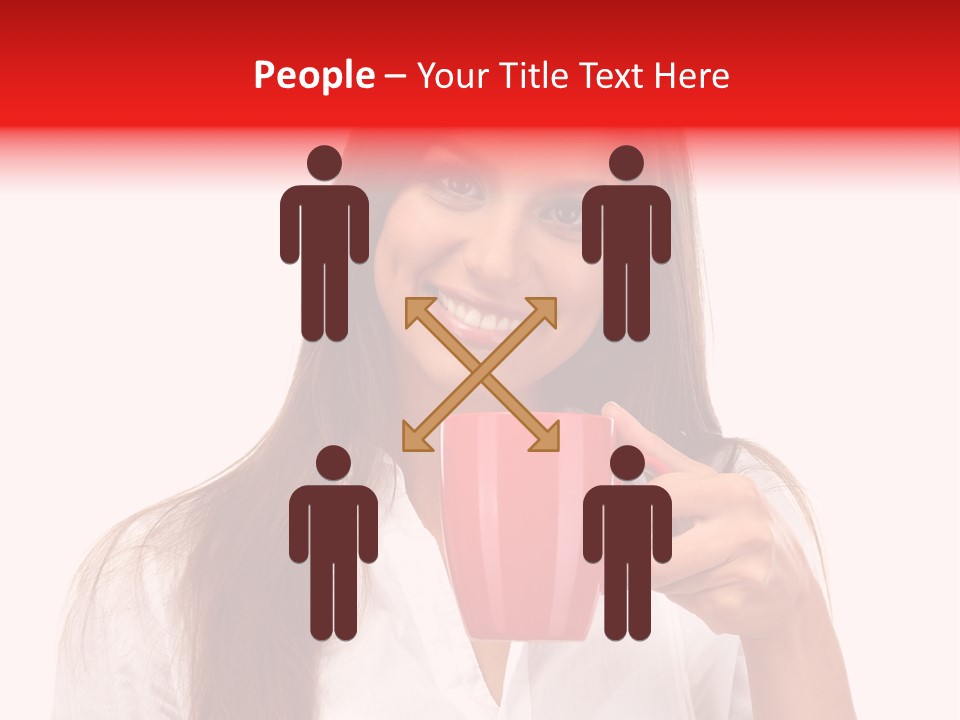 People Adorable Isolated PowerPoint Template