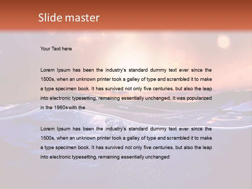 Light Element Surface PowerPoint Template
