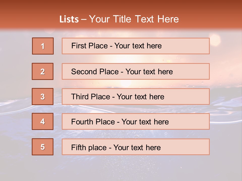 Light Element Surface PowerPoint Template