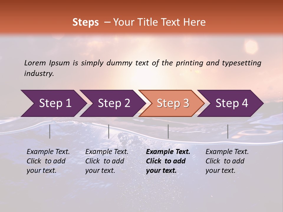 Light Element Surface PowerPoint Template