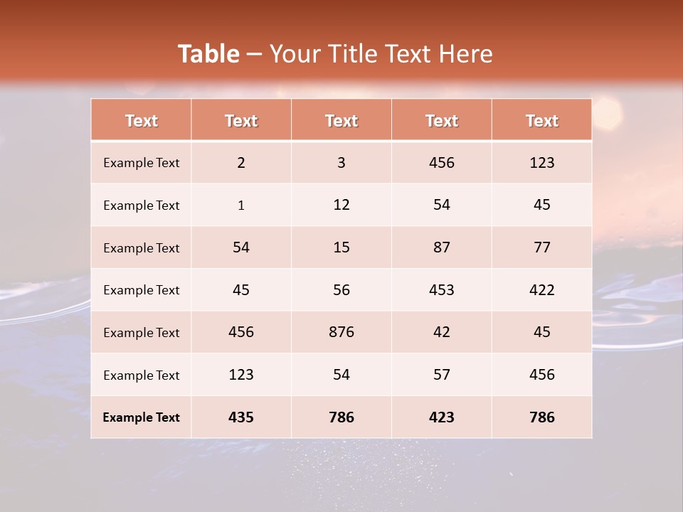 Light Element Surface PowerPoint Template
