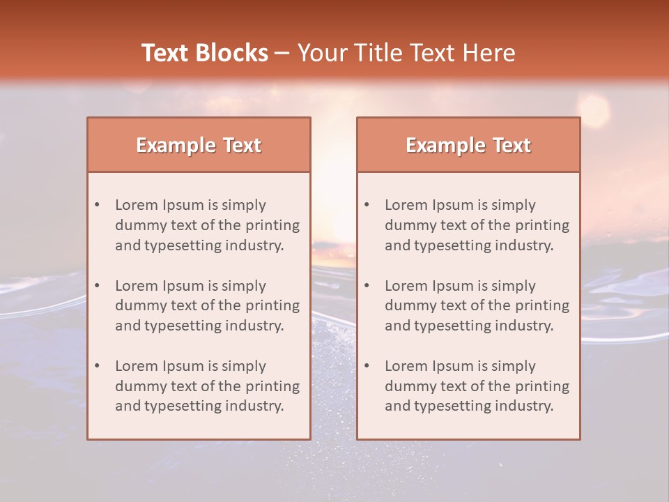 Light Element Surface PowerPoint Template