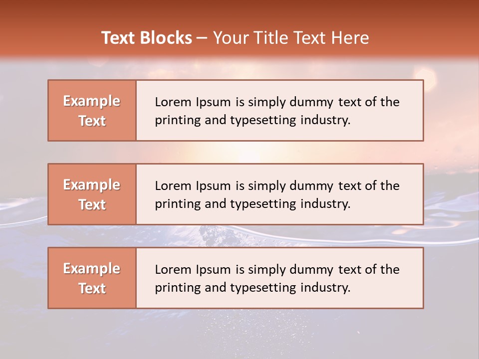 Light Element Surface PowerPoint Template