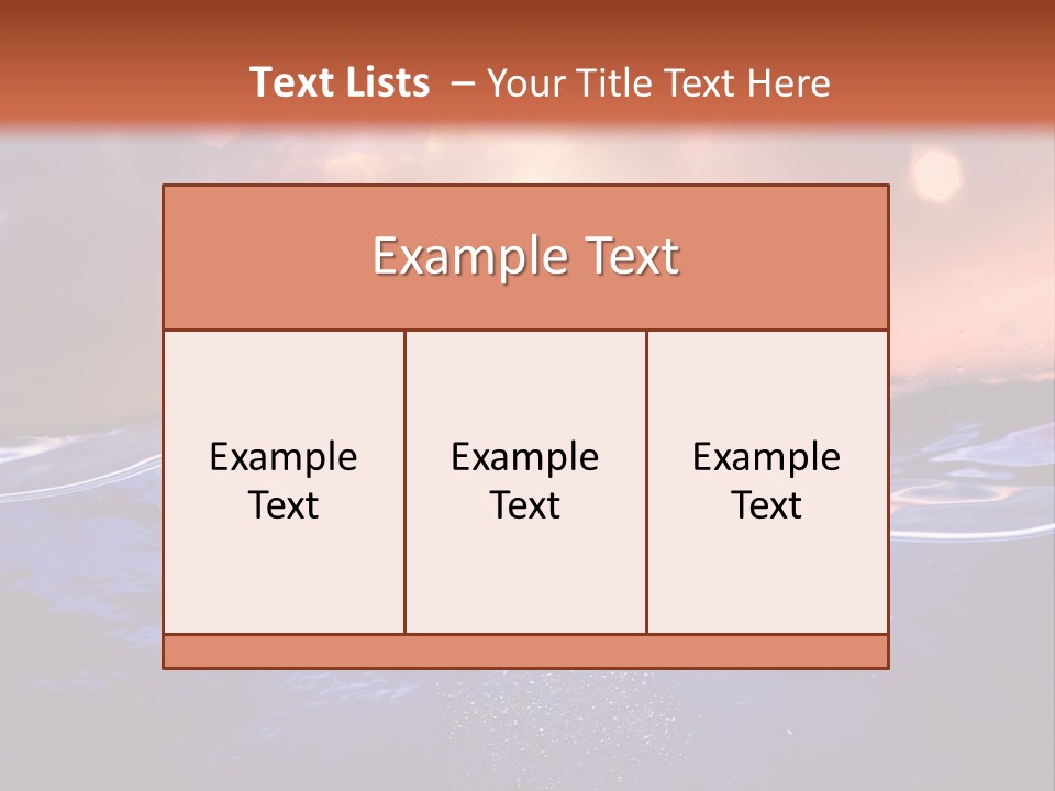 Light Element Surface PowerPoint Template