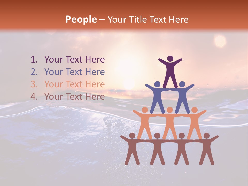 Light Element Surface PowerPoint Template