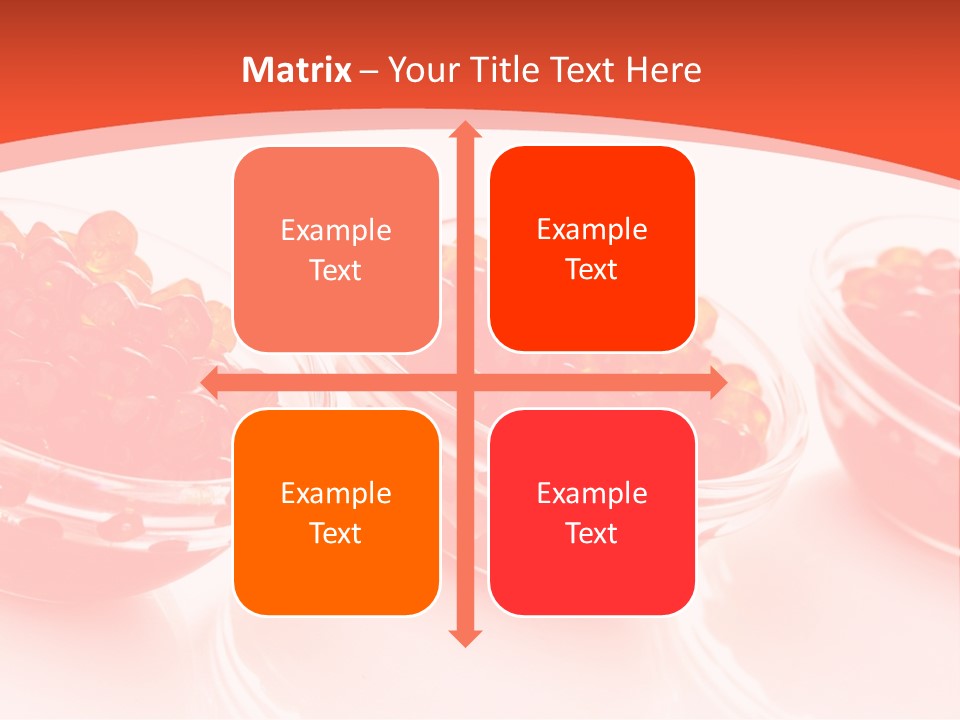 Delicious White Ingredient PowerPoint Template