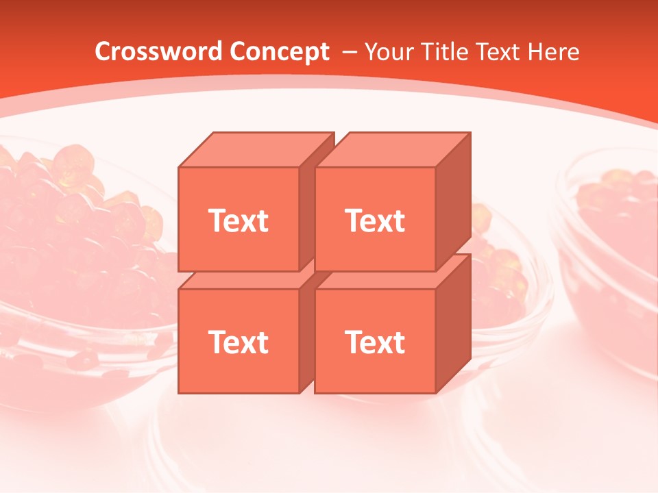 Delicious White Ingredient PowerPoint Template