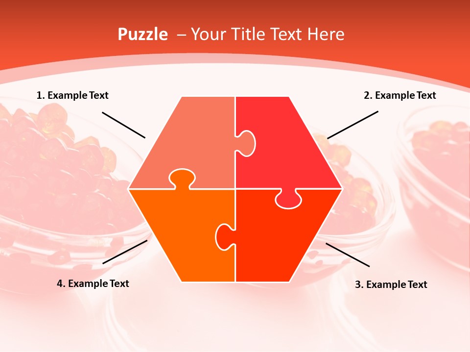 Delicious White Ingredient PowerPoint Template