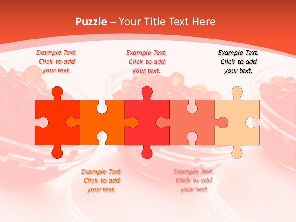 Delicious White Ingredient PowerPoint Template