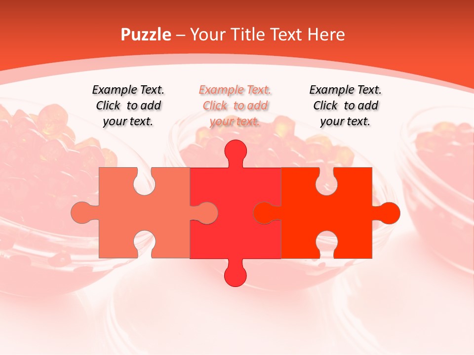 Delicious White Ingredient PowerPoint Template