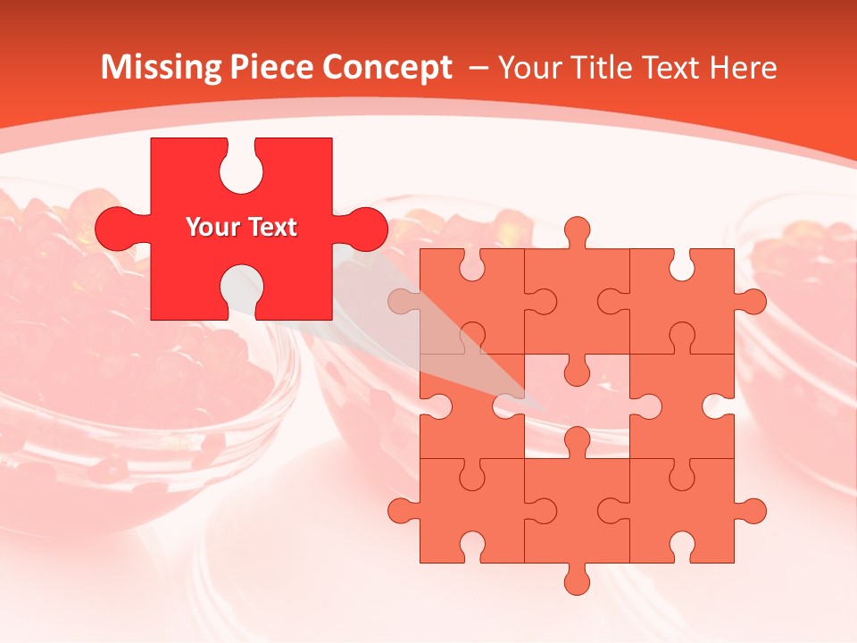 Delicious White Ingredient PowerPoint Template