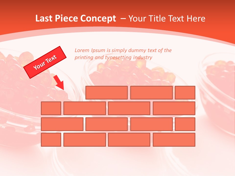 Delicious White Ingredient PowerPoint Template