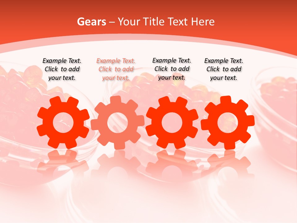 Delicious White Ingredient PowerPoint Template