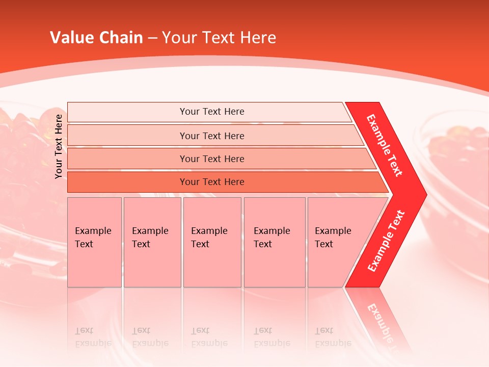 Delicious White Ingredient PowerPoint Template