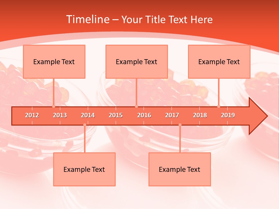 Delicious White Ingredient PowerPoint Template
