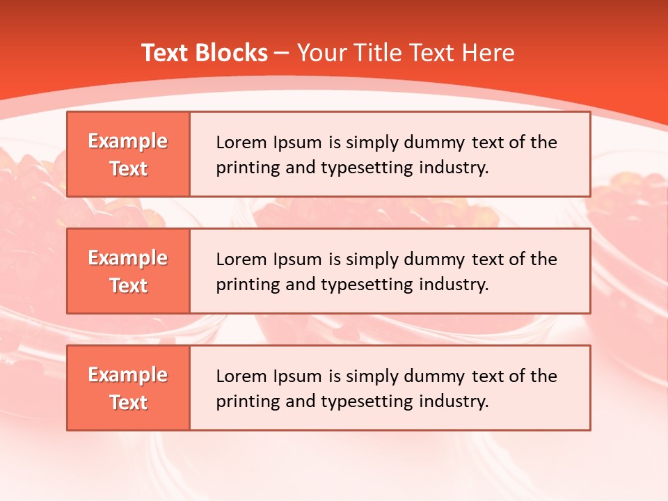 Delicious White Ingredient PowerPoint Template