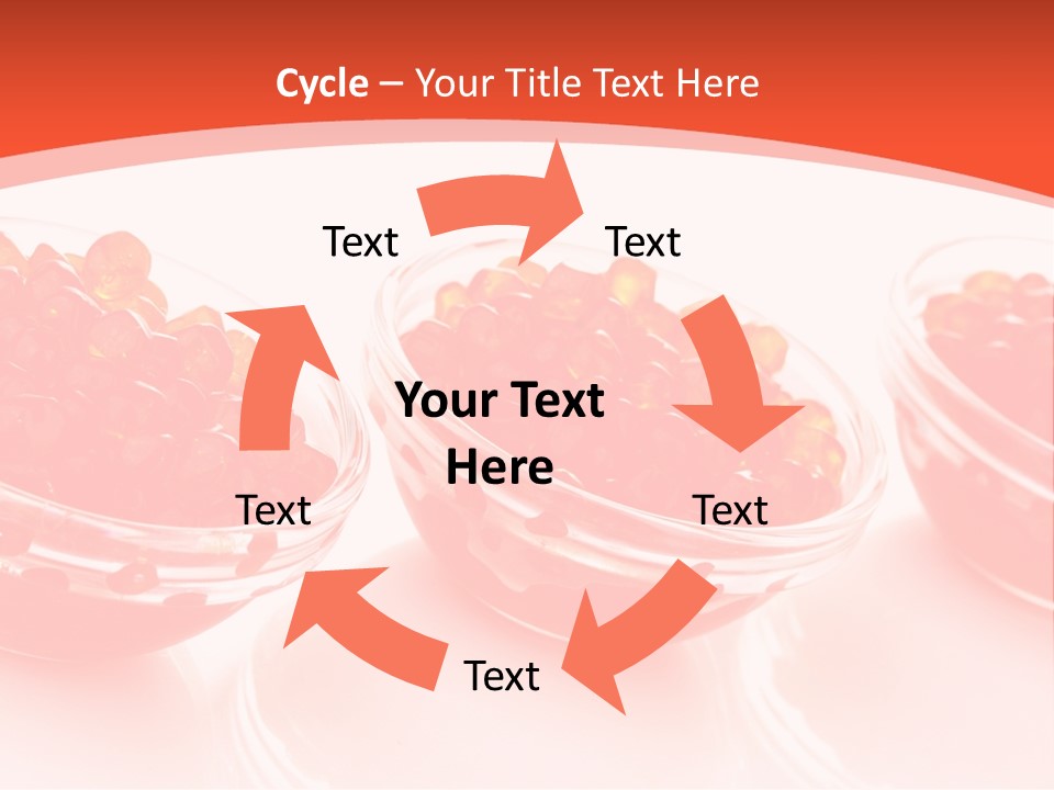 Delicious White Ingredient PowerPoint Template