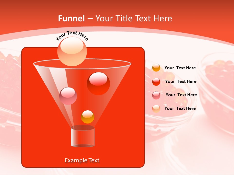 Delicious White Ingredient PowerPoint Template