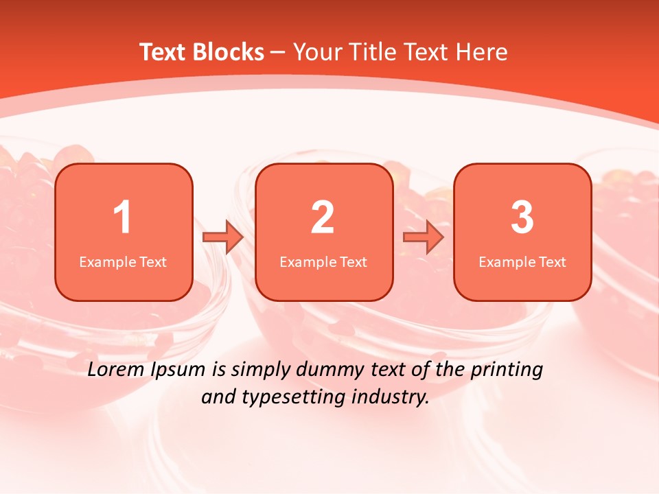 Delicious White Ingredient PowerPoint Template