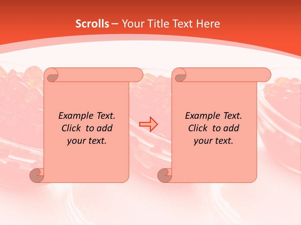 Delicious White Ingredient PowerPoint Template