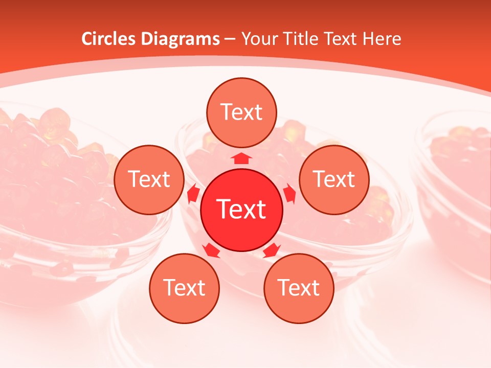 Delicious White Ingredient PowerPoint Template