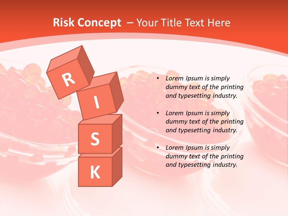 Delicious White Ingredient PowerPoint Template