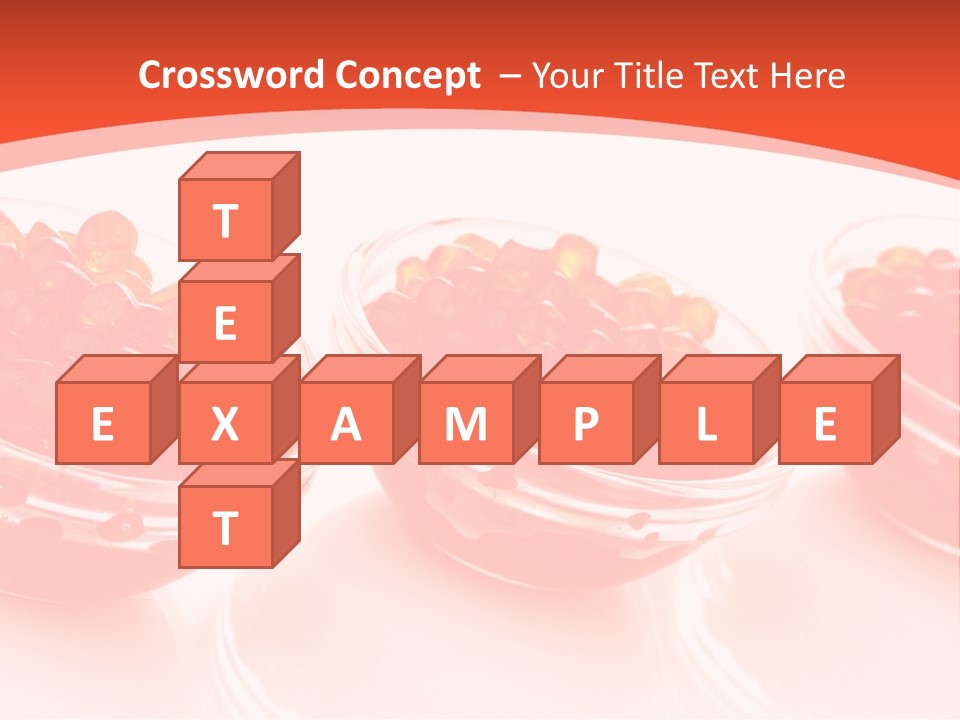 Delicious White Ingredient PowerPoint Template