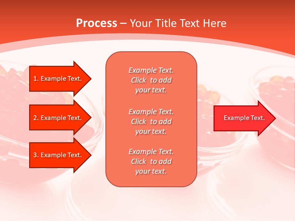 Delicious White Ingredient PowerPoint Template