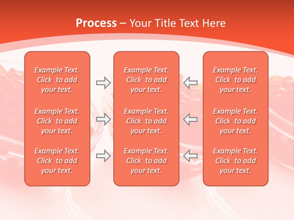 Delicious White Ingredient PowerPoint Template