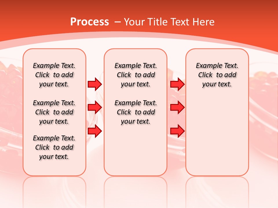 Delicious White Ingredient PowerPoint Template
