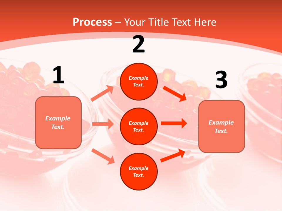 Delicious White Ingredient PowerPoint Template