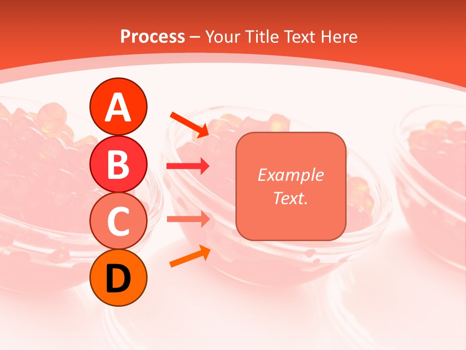 Delicious White Ingredient PowerPoint Template