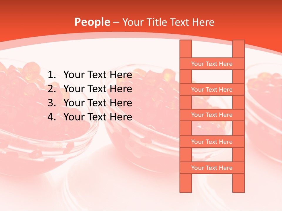 Delicious White Ingredient PowerPoint Template