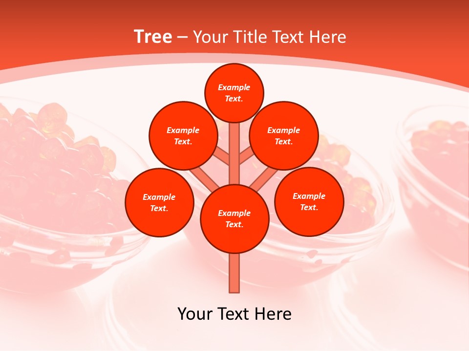 Delicious White Ingredient PowerPoint Template