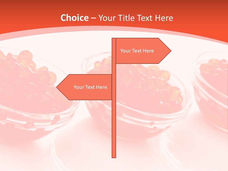 Delicious White Ingredient PowerPoint Template