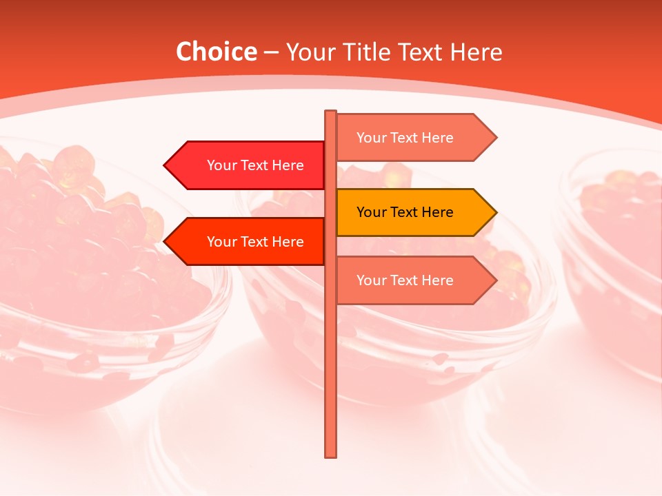 Delicious White Ingredient PowerPoint Template