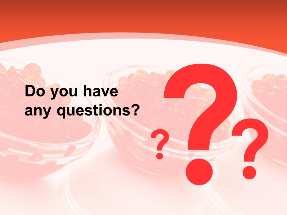 Delicious White Ingredient PowerPoint Template