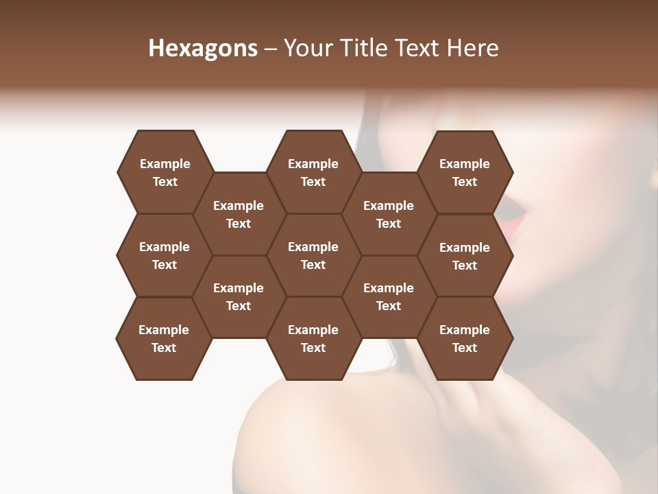 Face Isolated Lips PowerPoint Template