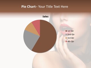 Face Isolated Lips PowerPoint Template