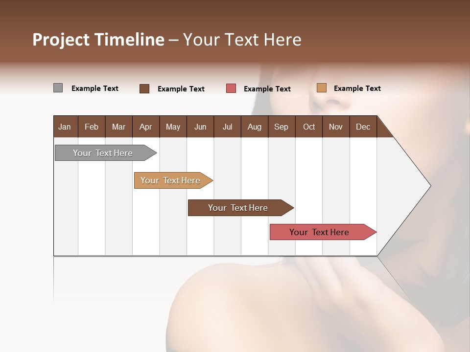 Face Isolated Lips PowerPoint Template