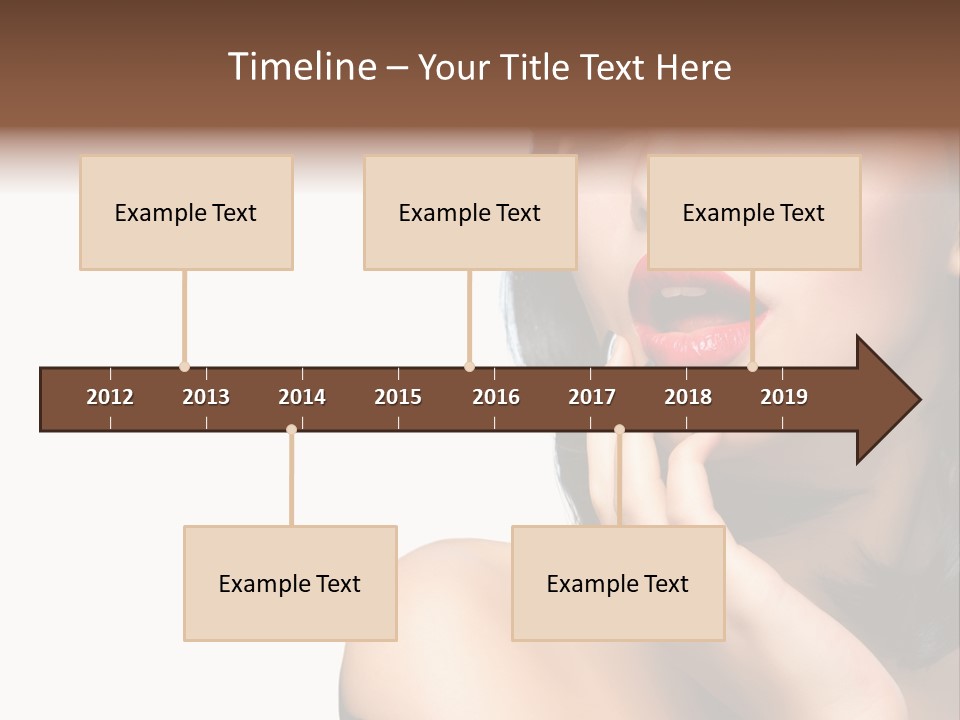 Face Isolated Lips PowerPoint Template