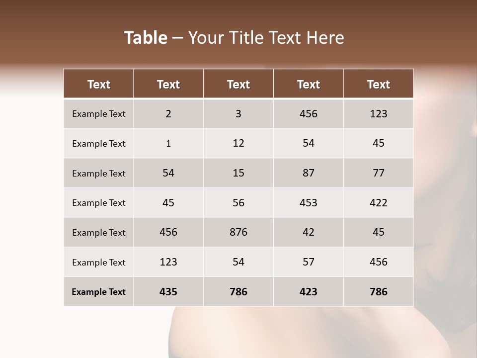 Face Isolated Lips PowerPoint Template