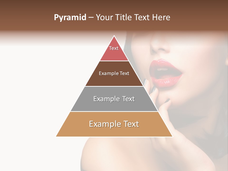 Face Isolated Lips PowerPoint Template